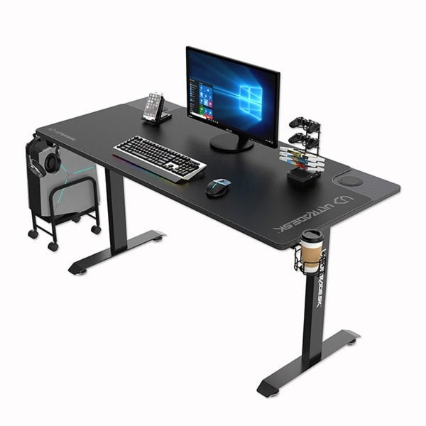 Psací stůl Ultradesk Momentum Black 152 cmx70 cm