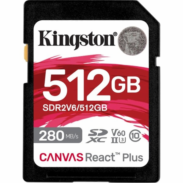 Kingston Canvas React Plus 512GB SDXC (UHS-II U3, třída 1...