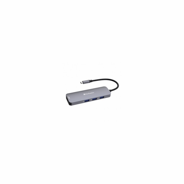 VERBATIM Hub USB-C Pro Multiport 8 Port, 3x USB 3.2, 1x U...