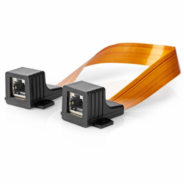 NEDIS Cat 5e UTP kabel/ RJ45 zásuvka - RJ45 zásuvka/ na o...
