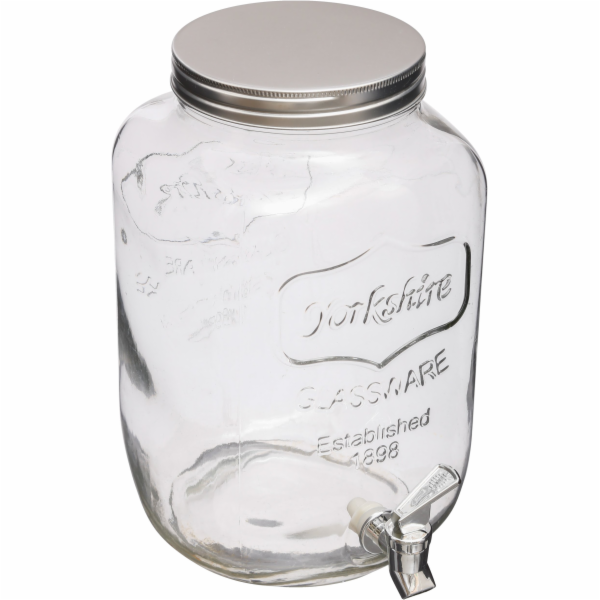 Nádoba s kohoutkem, skleněná, 8 l