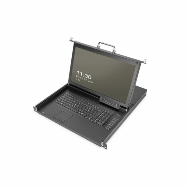 DIGITUS DS-72220-2GE 17" Modulární HD LCD TFT KVM konzole...