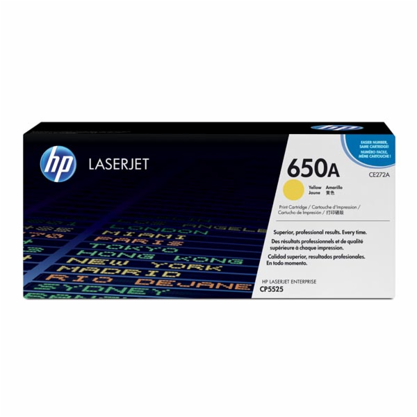 HP 650A - Žlutá - originální - LaserJet - kazeta s barviv...