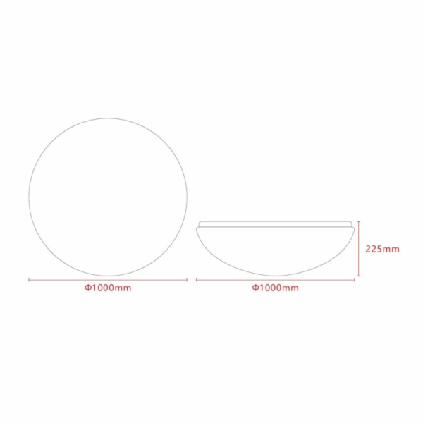 Svítidlo Plafon Standart STARS, 90 W, LED