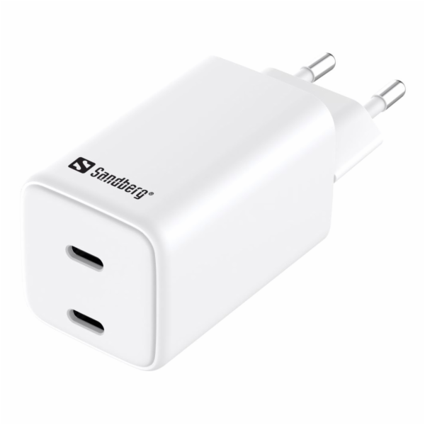 Sandberg 441-56 AC Charger Dual USB-C PD65W EU