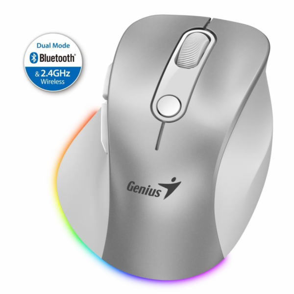 Genius Ergo 9000S Pro Myš, bezdrátová, optická, 2400DPI, ...
