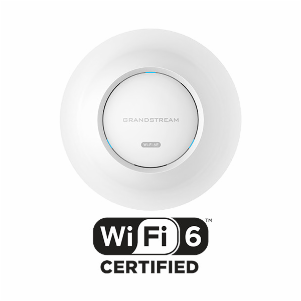 Grandstream GWN7665 AP, Wi-Fi 6E, 802.11ax, Tri-Band 2x2:...