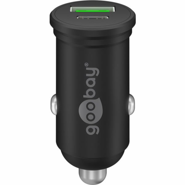 Goobay Rychlonabíječka do auta Dual-USB 45 Watt (černá, 1...