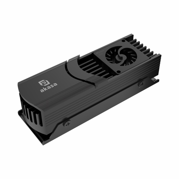 AKASA chladič SSD Gecko Pro LX, Active Cooling for M.2 NV...
