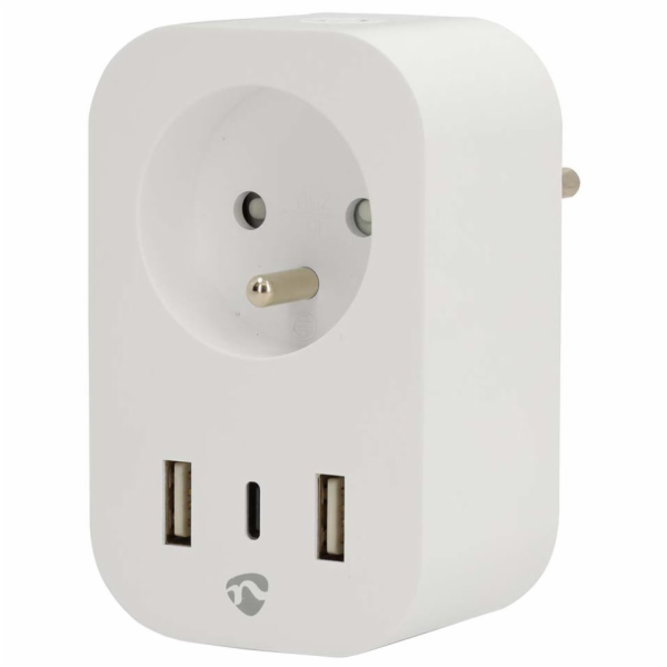 Nedis WIFIP151EWT - WiFi Chytrá Zásuvka |Typ E (CEE 7/6) ...