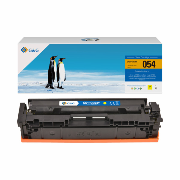 G&G Toner Toner kompatibilní s Canon 054Y, NT-PC054Y, žlu...