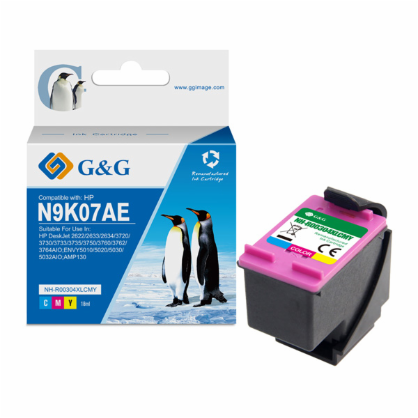 G&G Inkoust kompatibilní s N9K07AE, HP 304XL, NH-RC304XLC...