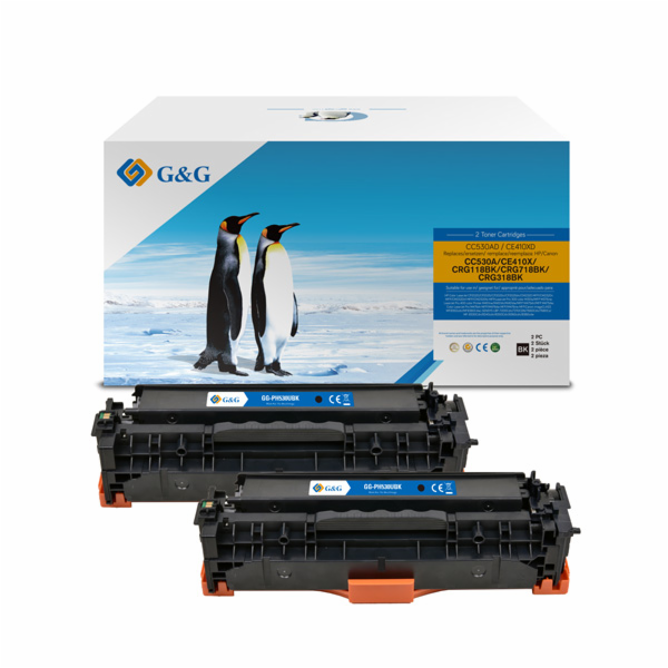 G&G Toner Toner kompatibilní s HP CC530A, CE410X, CF380X,...
