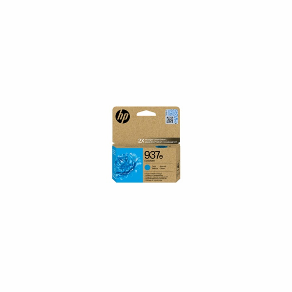 HP 937e EvoMore Cyan Original Ink Cartridge (1,650 pages)