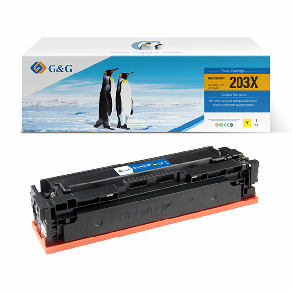 G&G Toner Toner kompatibilní s HP CF542X, NT-PH203XY, HP ...