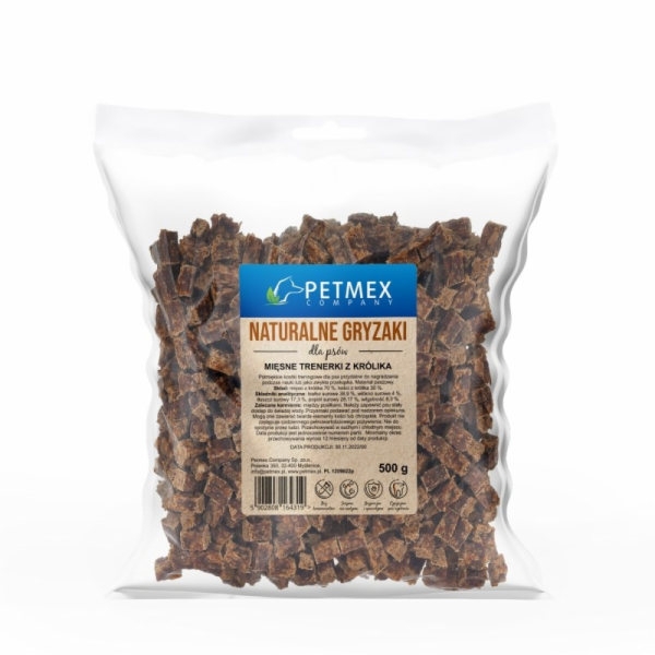 PETMEX Rabbit meat treats - pamlsek pro psa - 500g