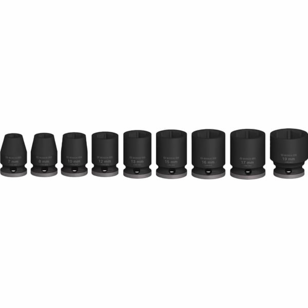 Bosch Powertools Sada rázových nástrčných klíčů PRO 3/8",...