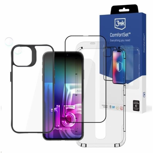 Sada ochranného příslušenství 3MK 3MK Comfort 4v1 iPhone ...