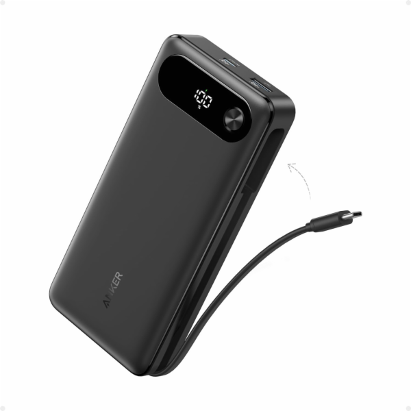 Anker Power Bank 20000mAh, 87W, s vestavěným USB-C kabele...