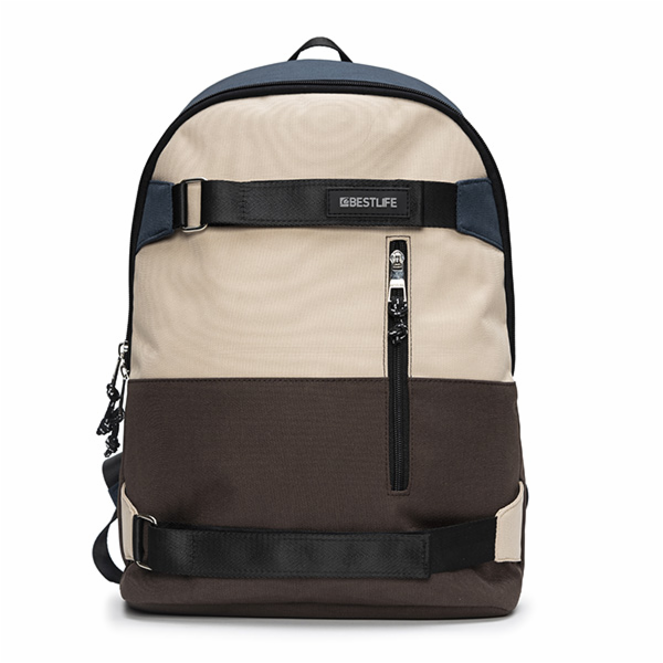 Batoh Bestlife Batoh na notebook 14.1, COL-Skate, hnědý, ...