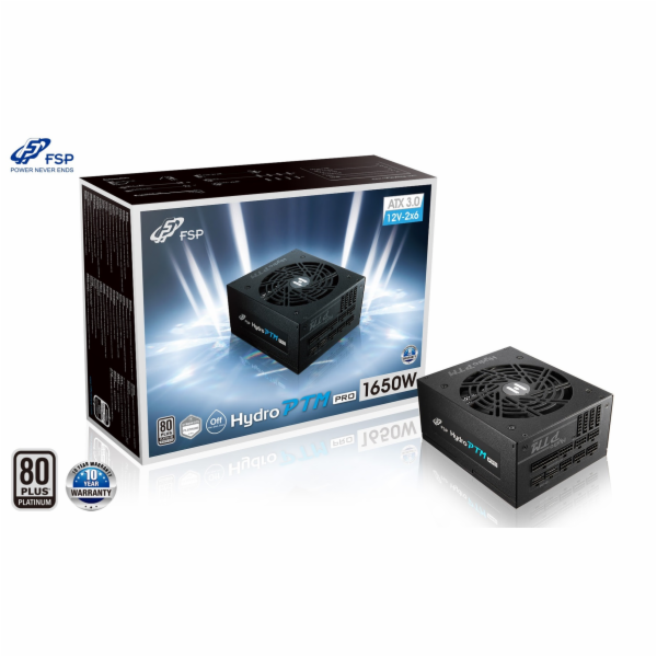 FSP HYDRO PTM PRO 1650/1650W/ATX 3.1/80PLUS Platinum/Modu...