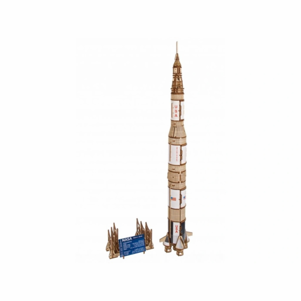 Ugears 3D dřevěné mechanické puzzle NASA, Saturn V