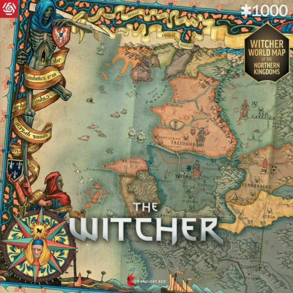 Good Loot The Witcher: Northern Kingdom Map Puzzle 1000 kusů