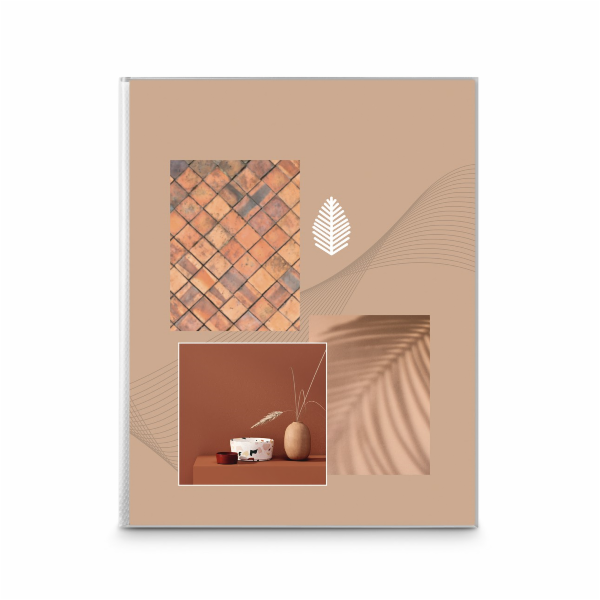 Fotoalbum Hama soft SINGO II Terracotta 10x15/80, zasouvací