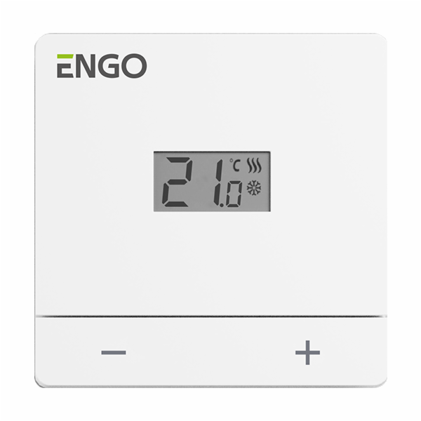 Engo Engo drátový regulátor teploty, bílý, bateriový, EAS...