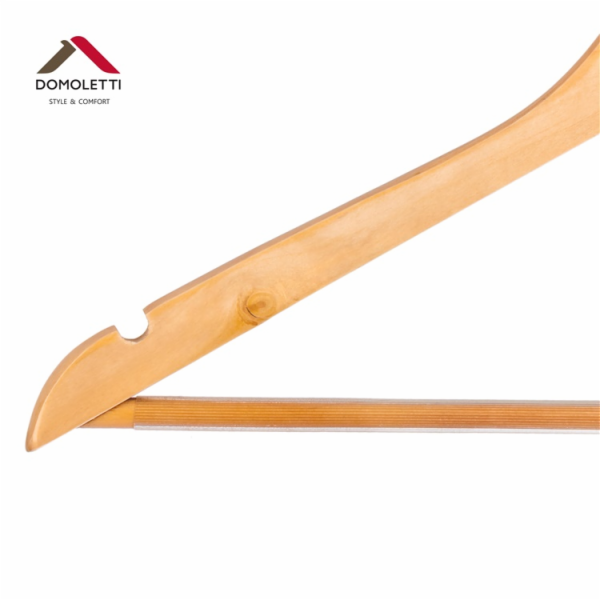 Dřevěné věšáky Domoletti LSN001-B, dub, 3 ks.