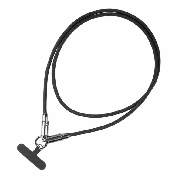 TB 2v1 USB C kabel Lanyard 1,2m černý