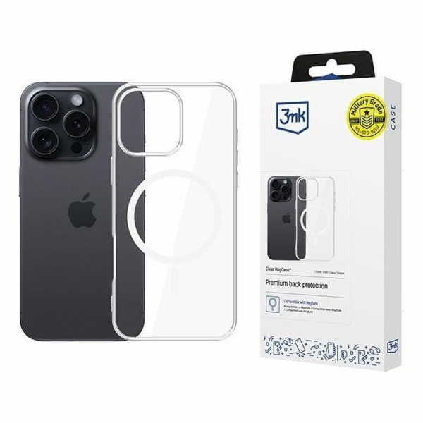 3mk ochranný kryt Clear MagCase pro Apple iPhone 16 Pro Max