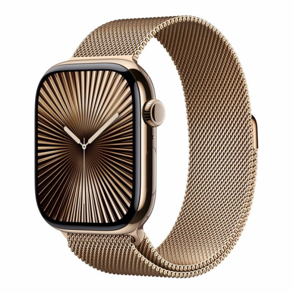 Apple Watch 46mm Gold Milanese Loop - S/M
