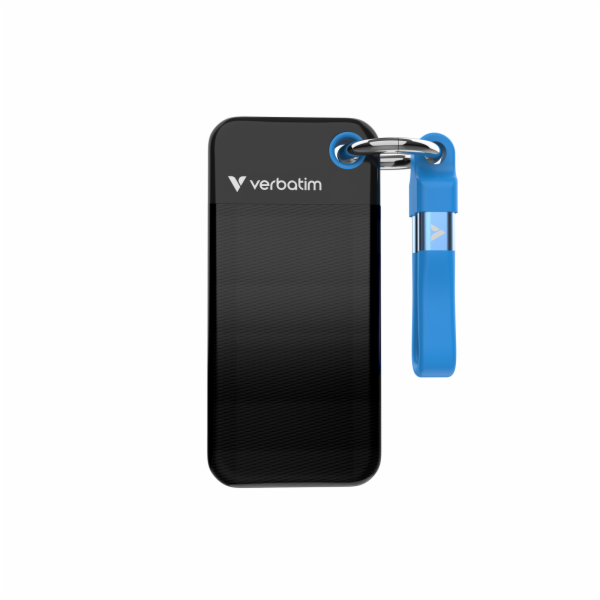 Verbatim Pocket SSD 1 TB, Externe SSD (schwarz/blau, USB-...