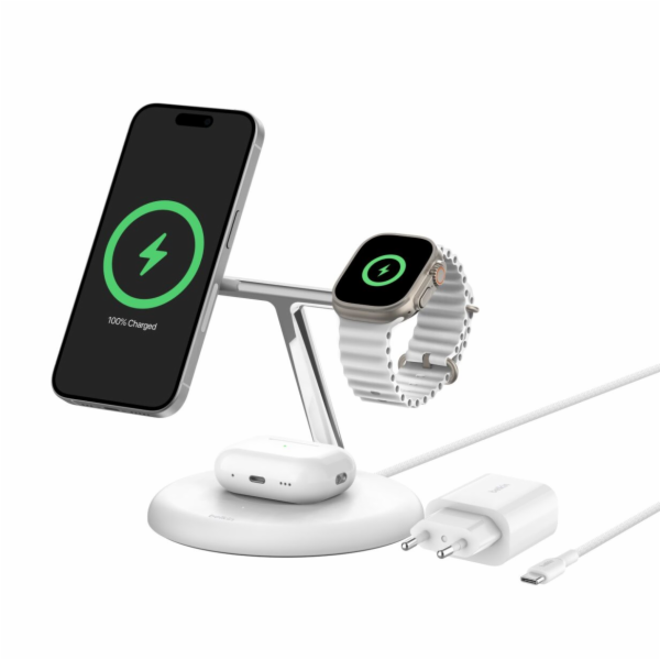 Belkin Boost Charge Pro 3-in-1 Magnetic Wireless Charging...