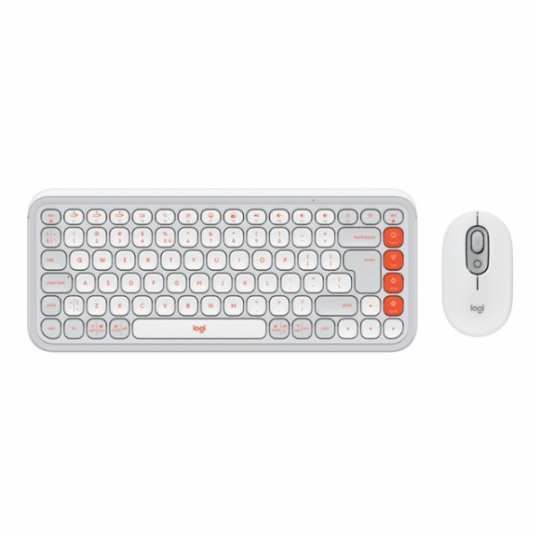 Logitech POP ICON COMBO - WHITE - US INT L - BT - INTNL
