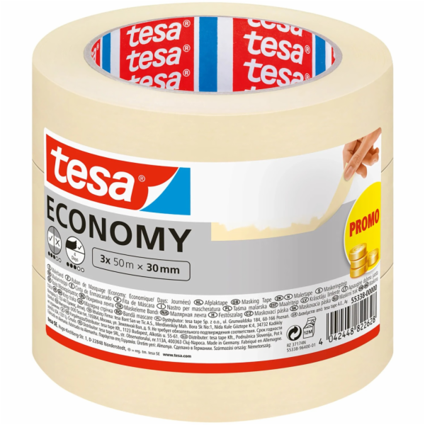 Tesa Universal Béžová 3 x 50 m x 30 mm