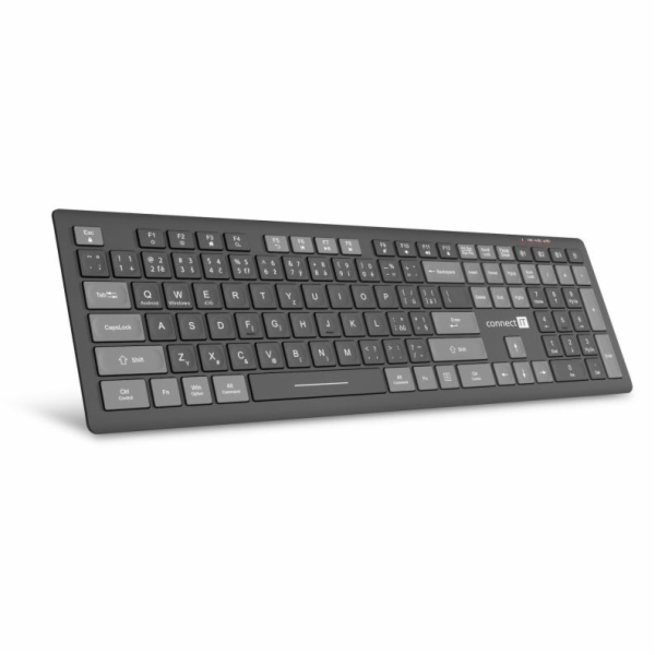 CONNECT IT MultiDevice bezdrátová klávesnice,tichá,nízk. ...
