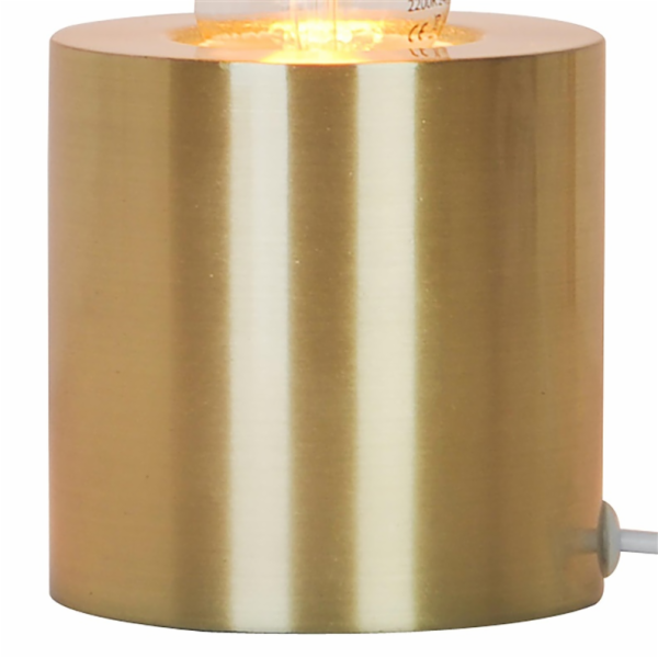 Zámek lampy T23020E D8H8 zlatý, E27, stojící, 60W