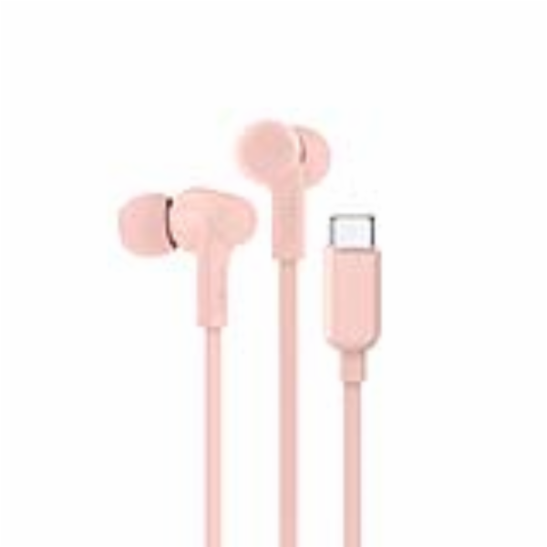 Belkin Rockstar In Ear Kopfhörer Kabel, USB-C, rosa G3H00...