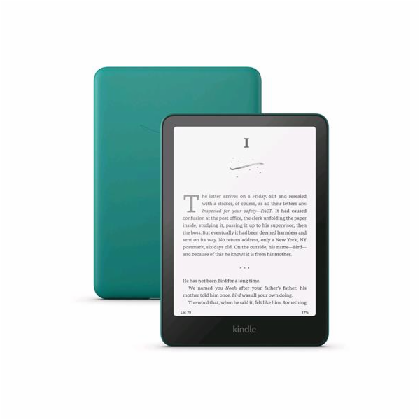 E-book Amazon Kindle Paperwhite 2024 (16 GB), jade, s rek...