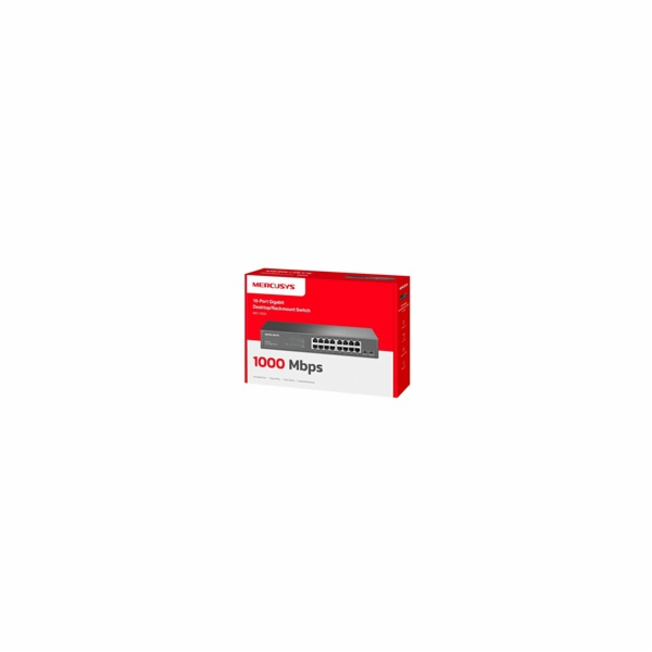 MERCUSYS switch MS116GS (16xGbE, fanless)