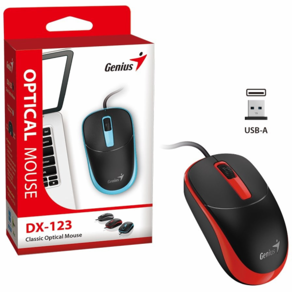 GENIUS DX-123 Sunshine Red USB-A