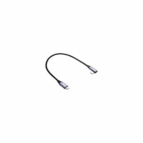 Akyga Angle Kabel USB-C / USB-C 30cm AK-USB-53 60W Mesh