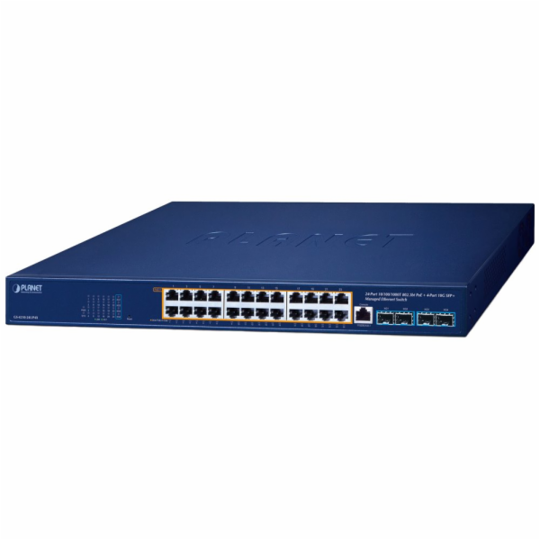 Planet GS-4210-24UP4X L2/L4 switch, 24x1Gb, 4x10Gb SFP+, ...