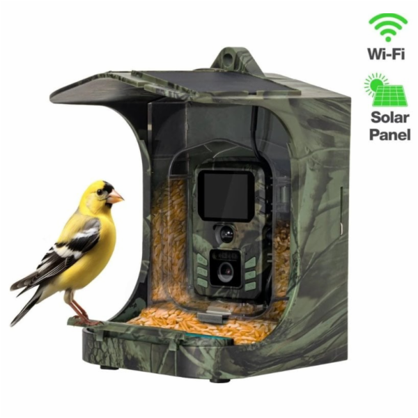 EVOLVEO StrongVision BirdFeeder, Chytré krmítko pro ptáky...