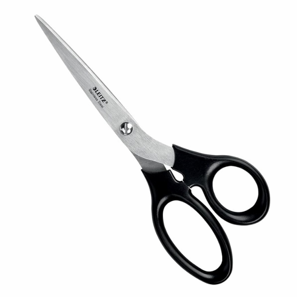 Leitz nůžky z nerezové oceli, 200 mm, černé