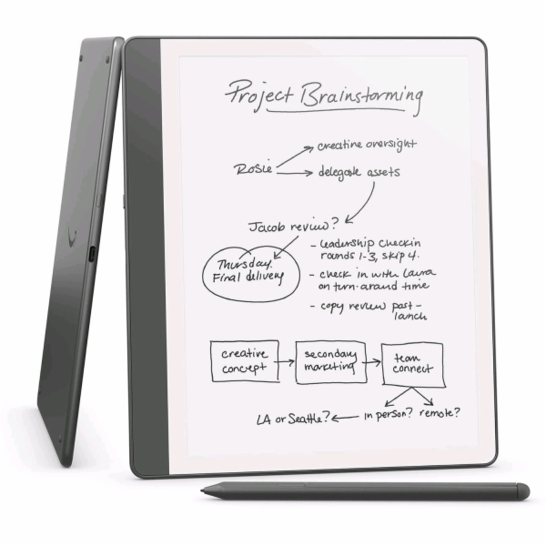 E-book Amazon Kindle Scribe 2024 (32 GB), Premium Pen, tu...