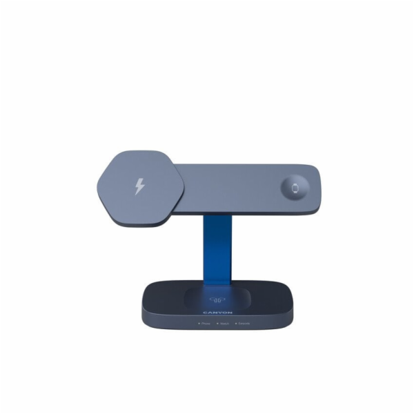 Bezdrátová nabíjecí stanice CANYON Hexagon 310 3v1 tmavě ...