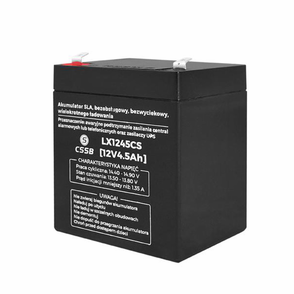 Baterie olověná 12V 4,5Ah LTC BATE-14196